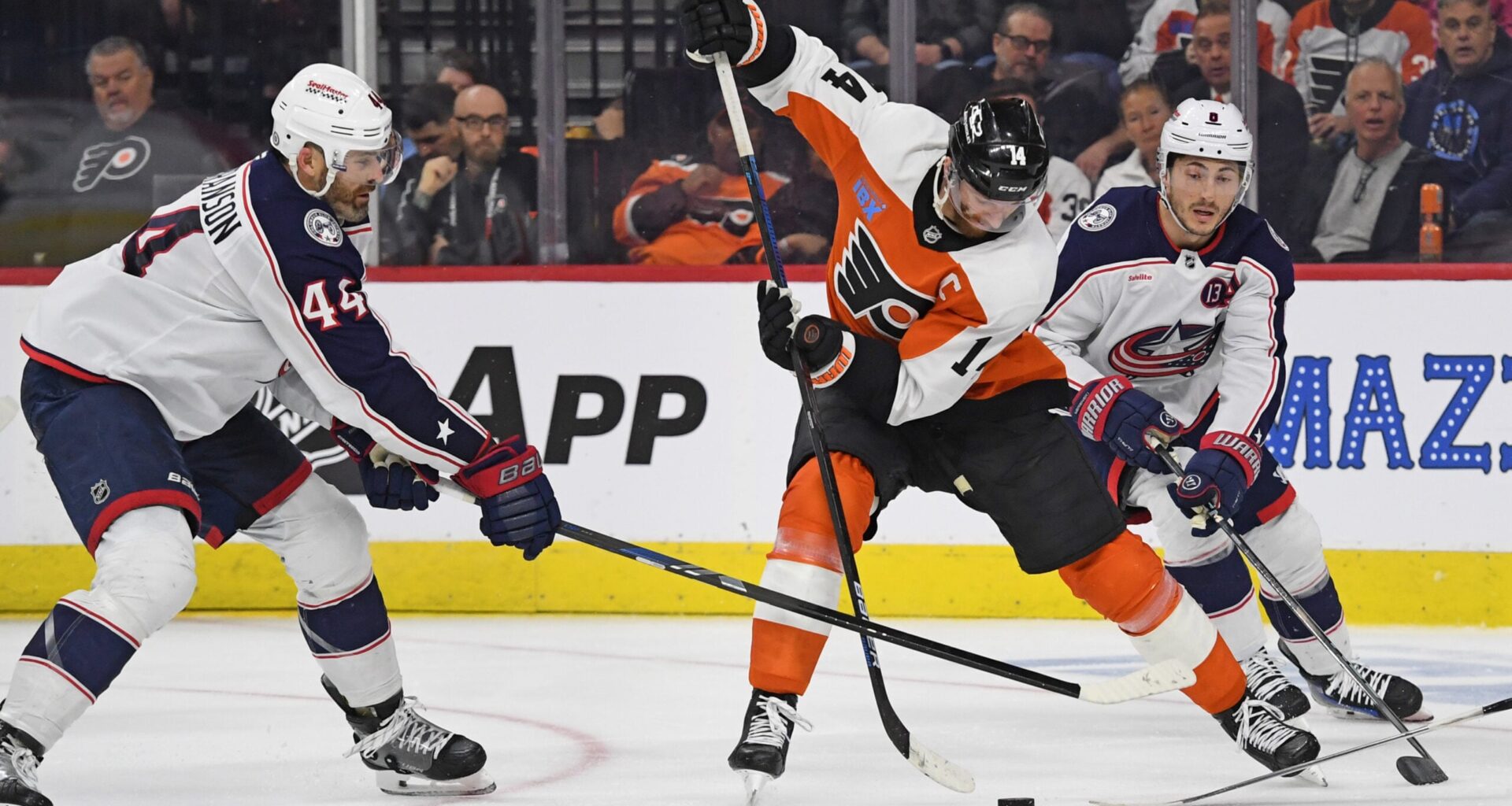 Philadelphia Flyers vs Columbus Blue Jackets