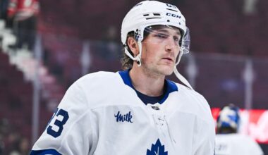 Maple Leafs assign Henry Thrun, Dakota Mermis to Toronto Marlies, call up Marshall Rifai