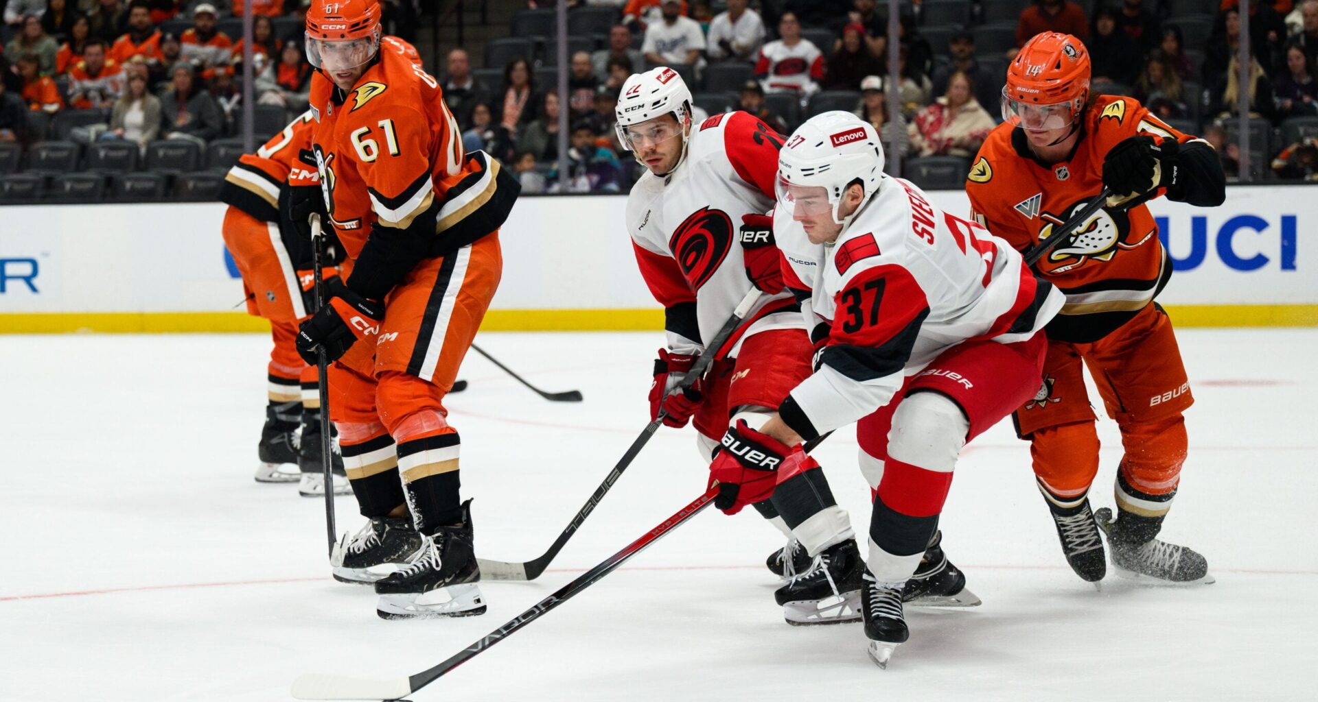 Ducks Look to Stop Skid Against Hurricanes