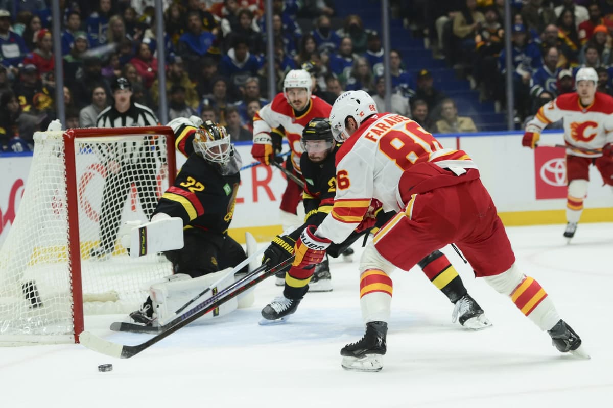 How does the Flames’ rebuild compare to the Canucks’ so far?