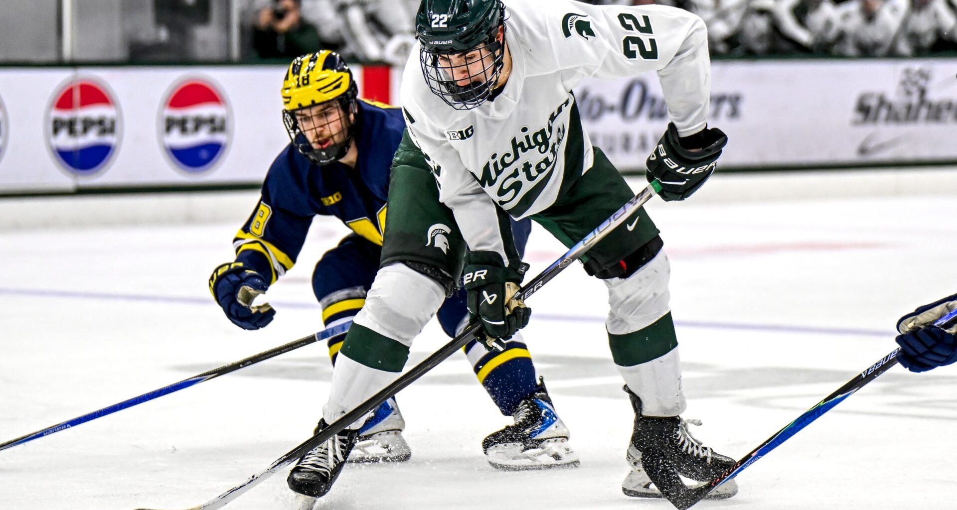 Flyers’ Porter Martone returns to Michigan State with mindblowing game