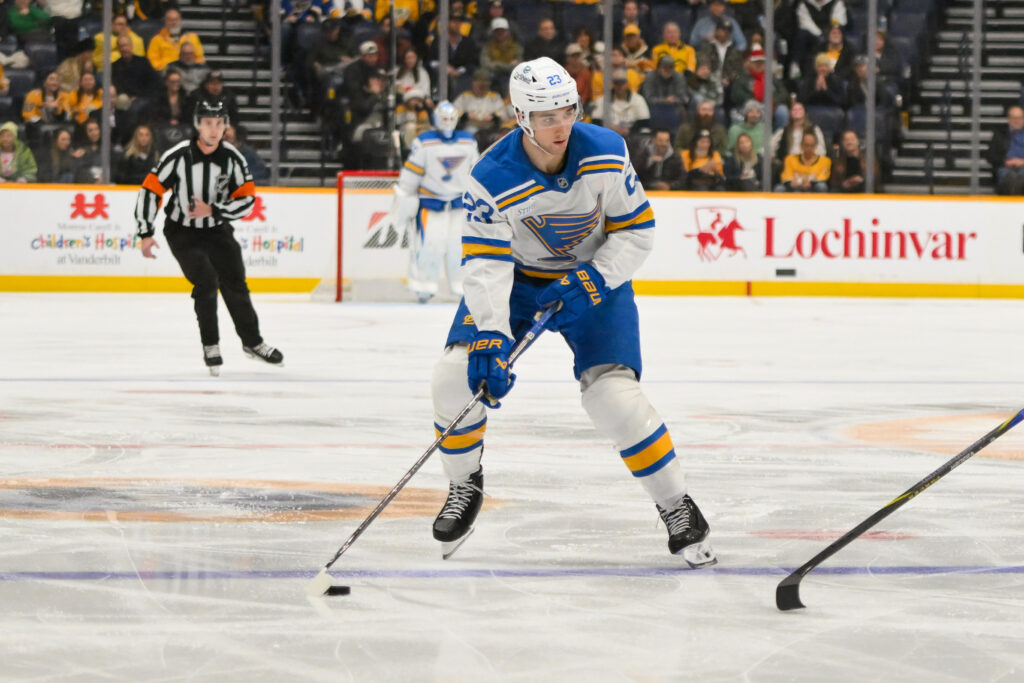 Blues Sign Logan Mailloux To One-Year Extension – Pro Hockey Rumors