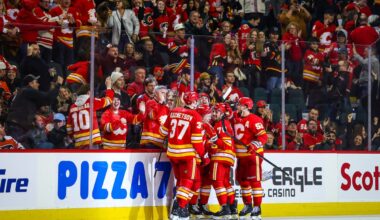 Flames give the Saddledome reason to celebrate with 5-1 victory over Flyers