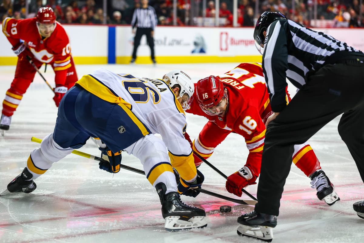 Flames slide back below .500 with uneven outing against Nashville