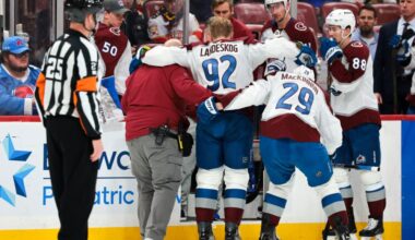 Avalanche's Gabriel Landeskog Hurt, Leaves Game After Crashing Into Net