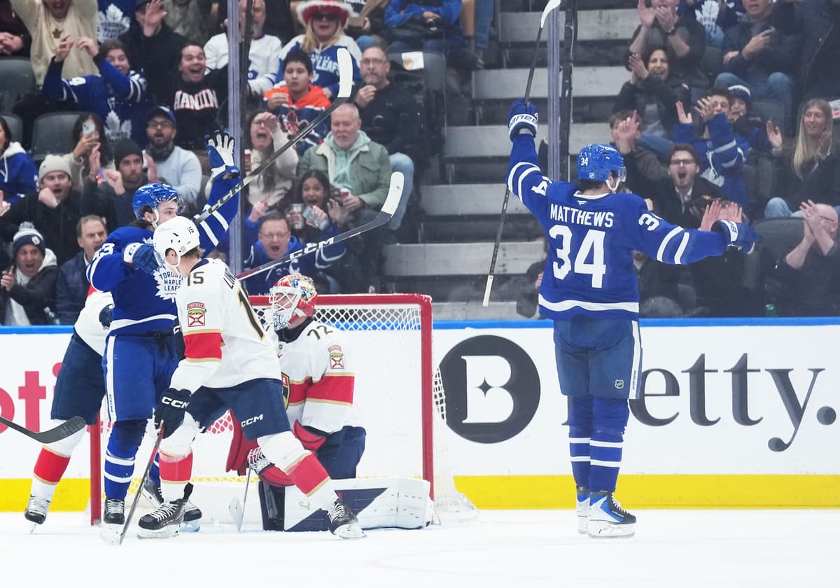Maple Leafs tame Panthers 4-1 in most complete game of season