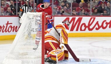 Flames stunned by speedy Habs in road trip opener