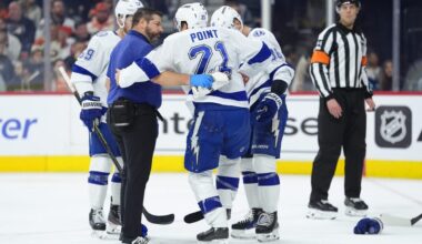 Lightning place Brayden Point on injured reserve