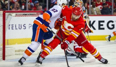 Flames triumph over Islanders in matinee
