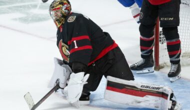 Senators’ Sanderson on Merilainen’s struggles