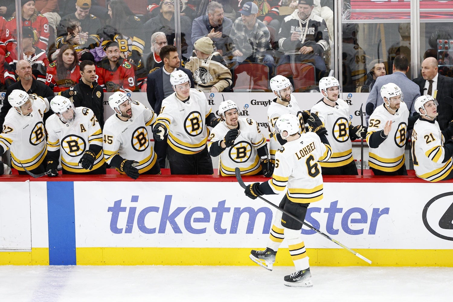 3 Stars: Bruins defenseman Mason Lohrei shines amid trade rumor buzz - 98.5 The Sports Hub