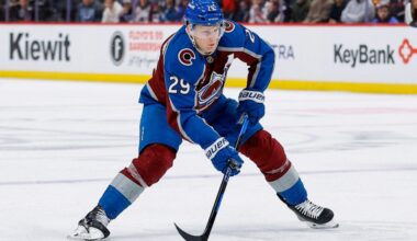 MacKinnon Dominates, Helps Avalanche Crush Capitals at Ball Arena