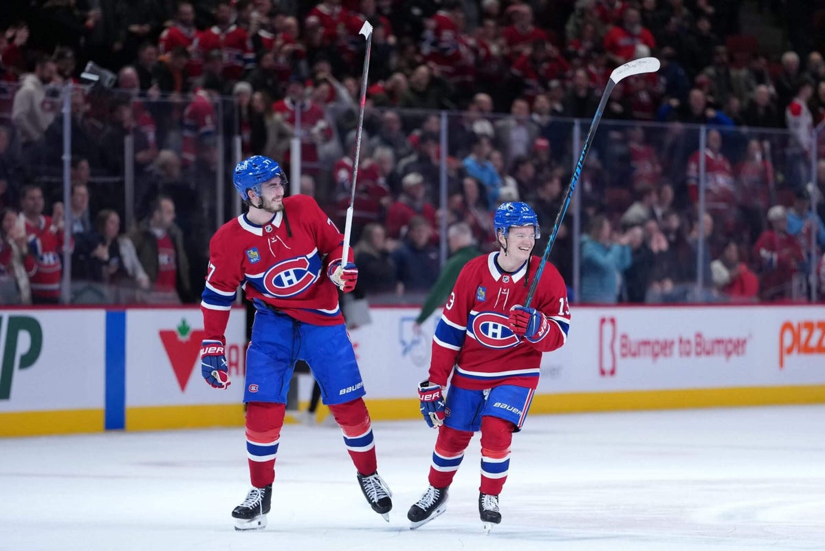 Canadiens’ Lane Hutson and Ivan Demidov find inspiration on the way to a win