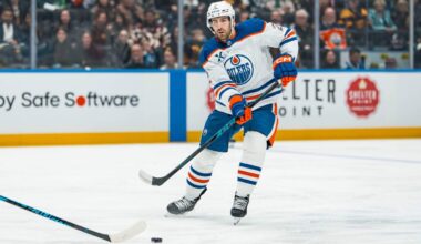Is Oilers defenceman Evan Bouchard finding another level to his game?