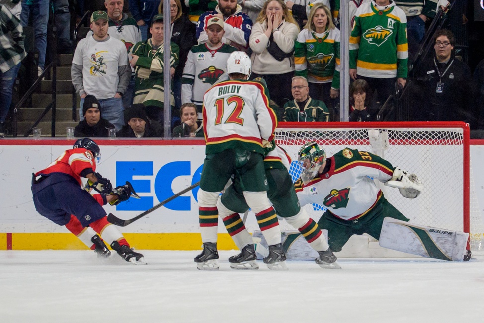 Marchand lifts Panthers to 4-3 win over Wild