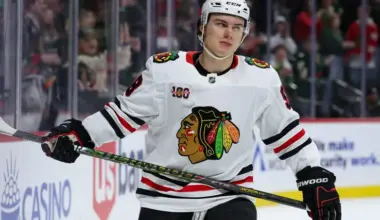 Blackhawks’ Connor Bedard nightmare continues with embarrassing moment image