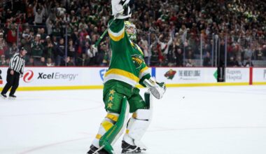 Jesper Wallstedt shows the resilience, perspective he’s gained in Wild comeback: ‘He saved us’