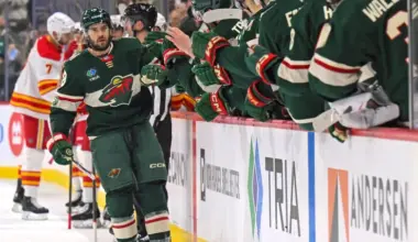 Minnesota Wild threw a better TD pass than the Vikings, J.J. McCarthy did all season image