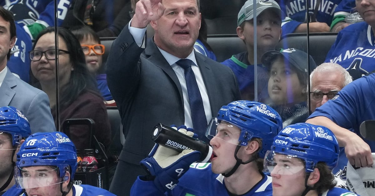 Patrik Allvin gives Adam Foote a vote of confidence with Vancouver Canucks