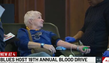 St. Louis Blues partners with the American Red Cross for blood drive