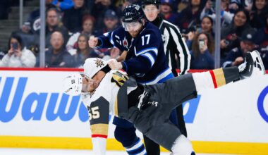 Knights halt skid on OT goal, extend Jets' slide to 10