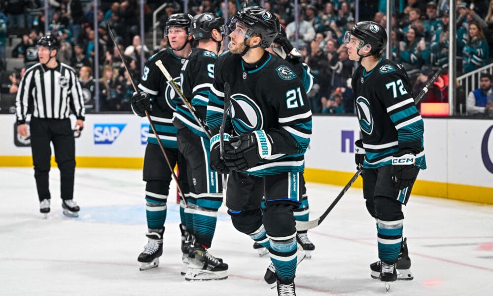 Sharks Surpass Last Year's Win Total In Just 42 Games, Beat Jackets 5-2