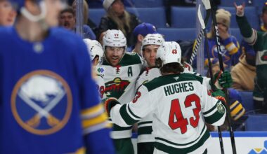 Wild end skid with 5-4 overtime victory over Sabres