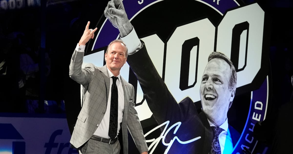 Julien BriseBois would love to see Tampa Bay Lightning coach Jon Cooper win his first Jack Adams