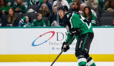 Stars defenseman Ilya Lyubushkin out with injury vs. Blues, Justin Hryckowian moves up