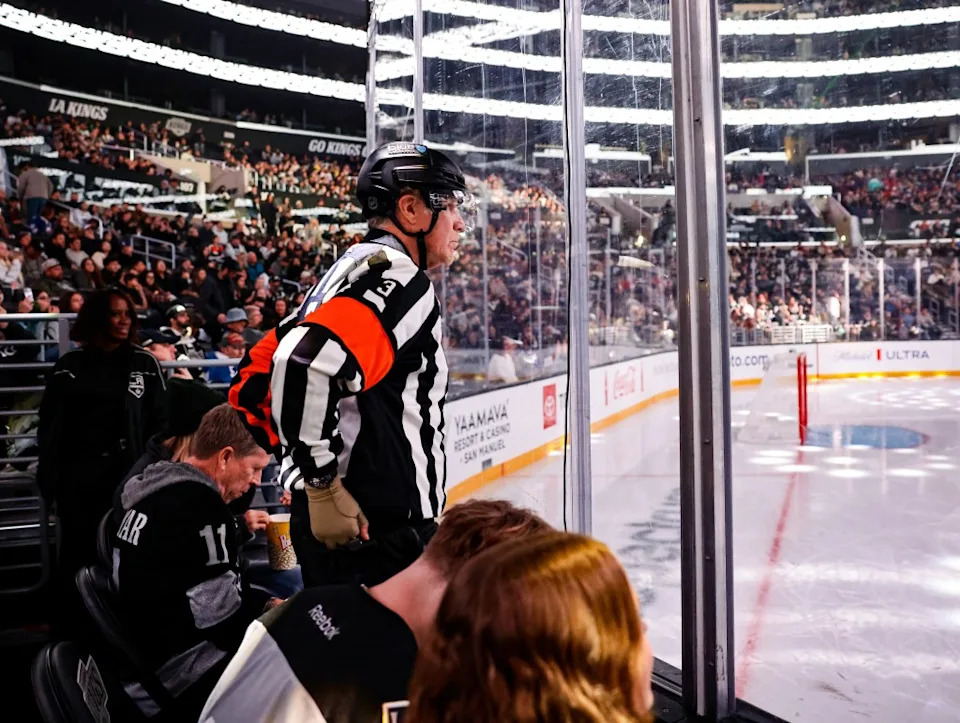 Will Ferrell looks on during the second period between the Tampa Bay Lightning and the Los Angeles Kings at Crypto.com Arena on January 1, 2026 in Los Angeles, California. NHLI via Getty Images