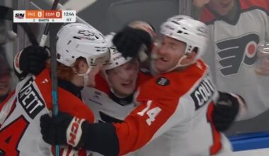 Tippett and Seeler help Flyers beat Oilers 5-2 for 4th win in 6 games