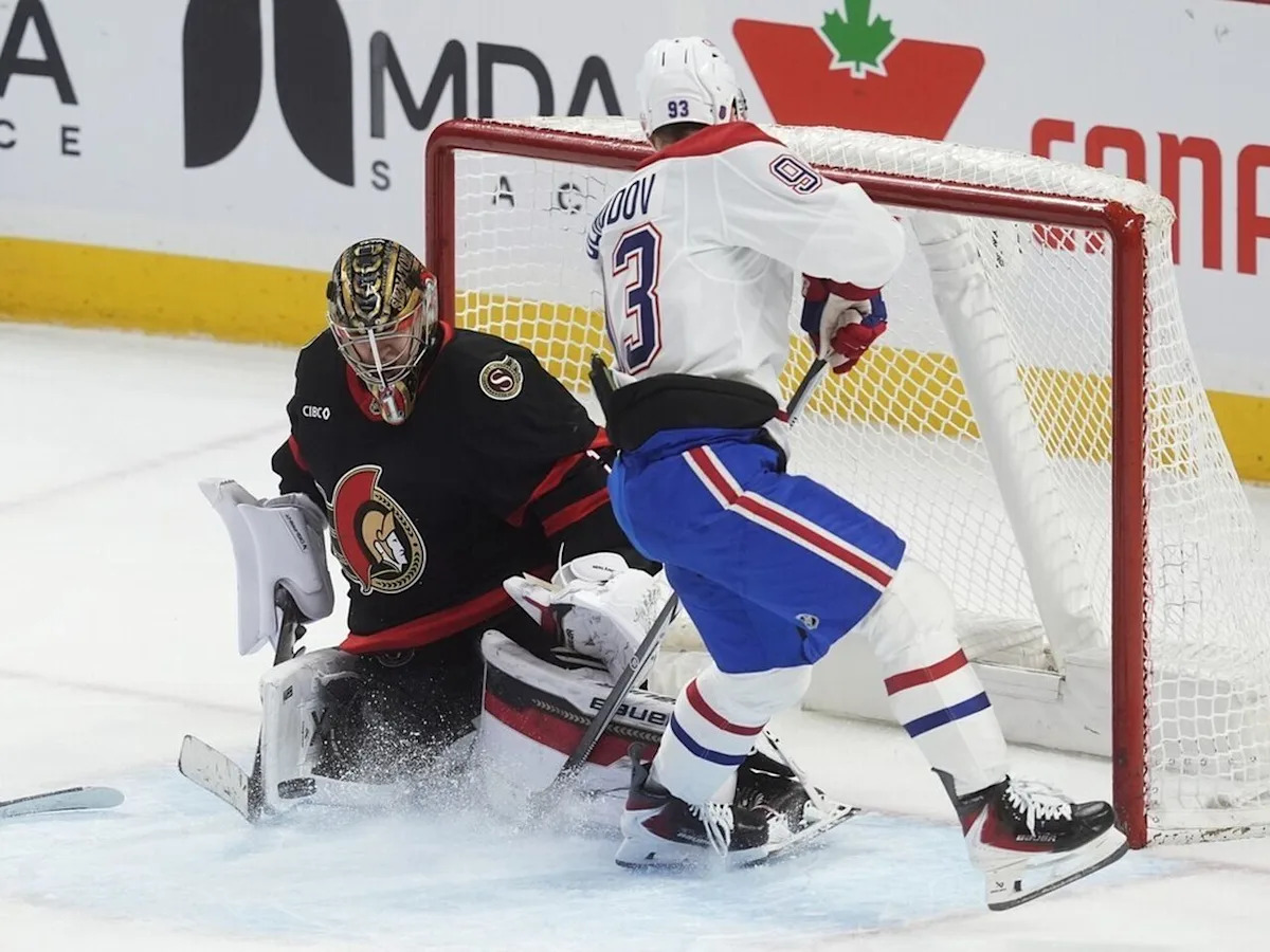 Frustrated Ottawa Senators say "they need more than 10 saves" to win after late loss to Montreal Canadiens