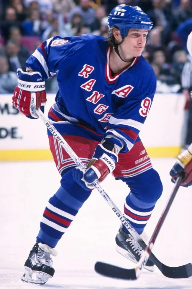 Matthew Stockman/Allsport/Getty Adam Graves of the New York Rangers