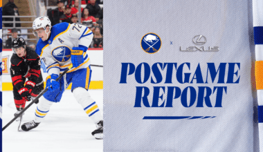 Sabres can’t solve Bussi in 2-1 loss to Hurricanes