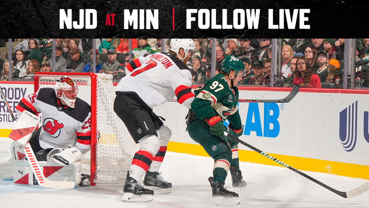 LIVE UPDATES: Devils 1, Wild 1