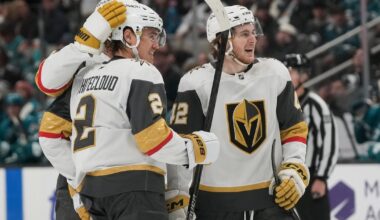 Hertl scores twice in 5-point game, Golden Knights beat Sharks 7-2 for 4th win in a row