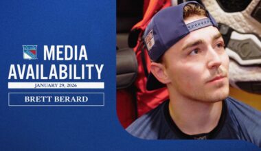 Pregame: Berard | New York Rangers