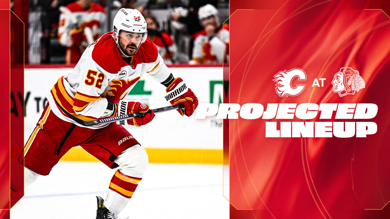 Projected Lineup - Flames @ Blackhawks