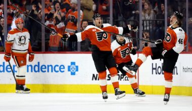 Zegras, Flyers Take Spirited Battle Against Ducks