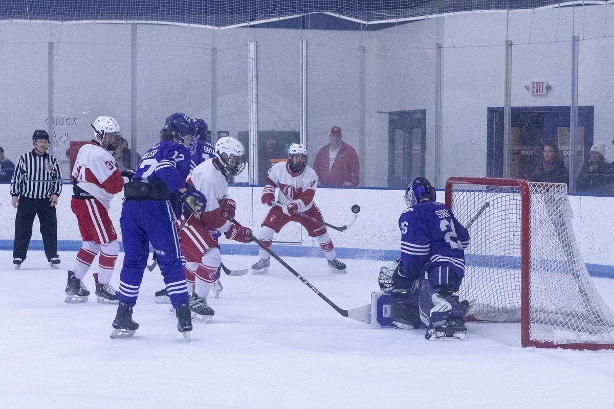 Cony Rams Secure 4-3 Win Over Hampden Broncos In Hockey Showdown