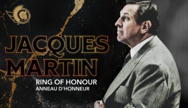 Jacques Martin Ring of Honour Press Conference