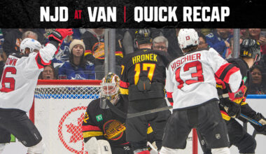 QUICK RECAP: Devils 5, Canucks 4