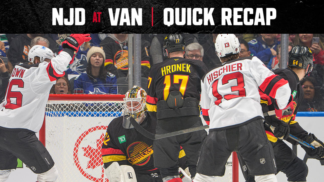 QUICK RECAP: Devils 5, Canucks 4