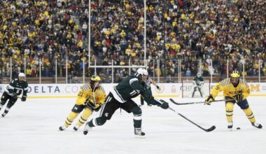 History of outdoor college hockey games, including attendance records