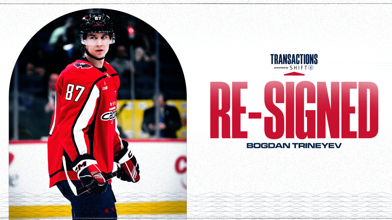 Capitals Re-Sign Bogdan Trineyev  | Washington Capitals