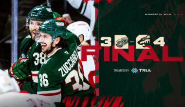 Game Recap: Wild 4 Red Wings 3