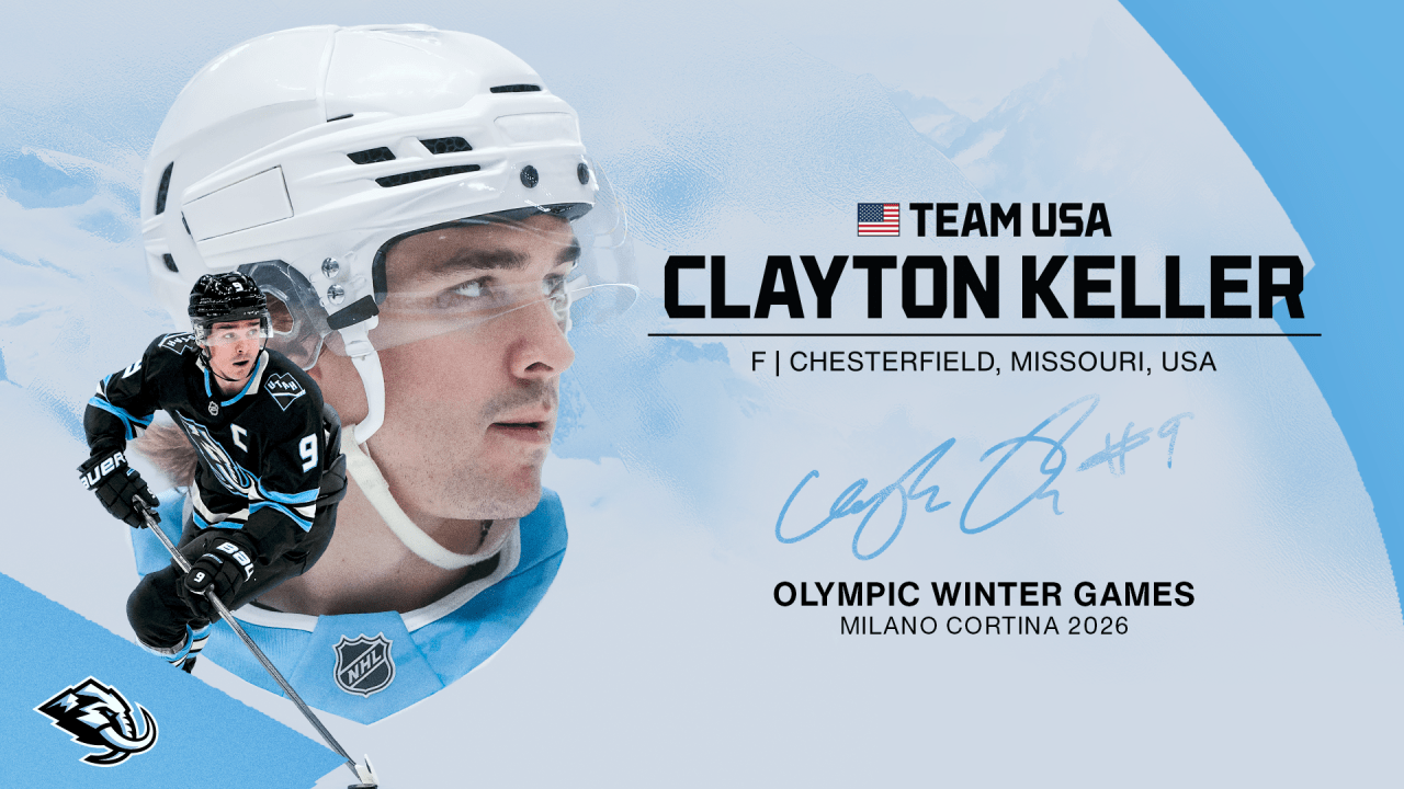 Clayton Keller to Represent the United States at Winter Olympic Games