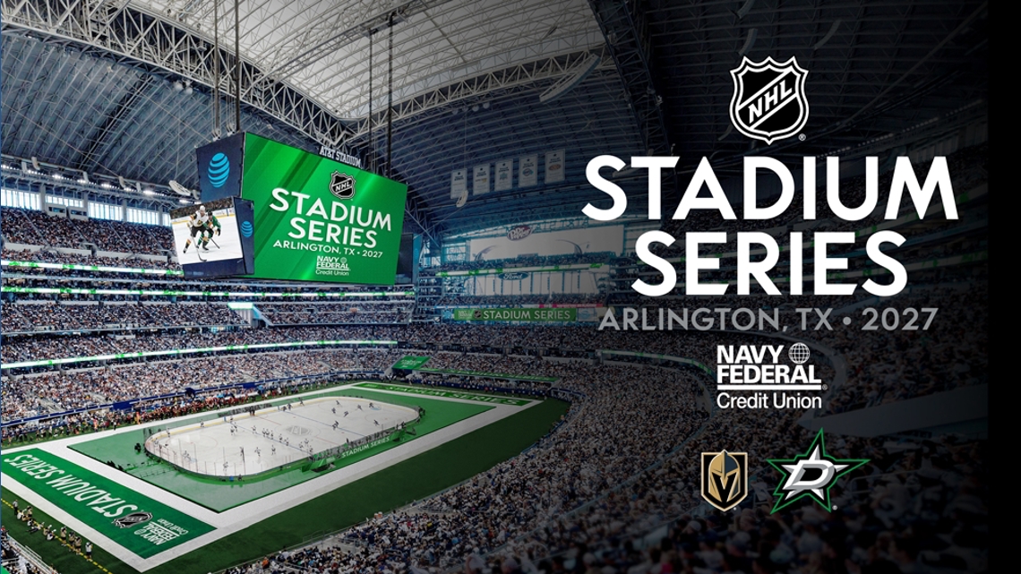 Dallas Stars hosting Golden Knights at AT&T Stadium for 2027 'Stadium Series'