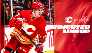 Projected Lineup - Flames vs. Capitals