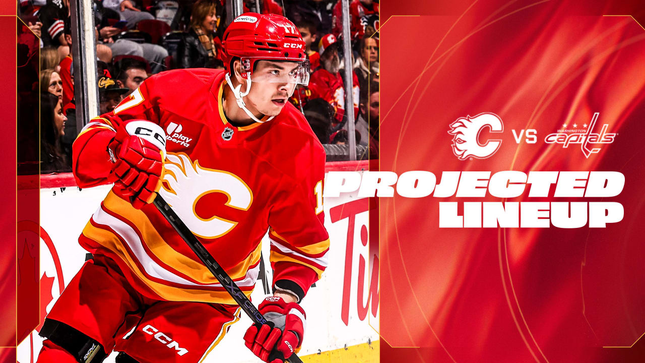 Projected Lineup - Flames vs. Capitals